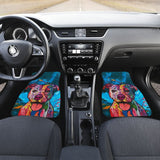 Colorful Pitbull Love a Bull Car Floor Mats 211604 - YourCarButBetter
