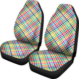 Colorful Rainbow Checkered Design 174510 - YourCarButBetter