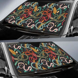 Colorful Snake Plant Pattern Car Auto Sun Shades 104020 - YourCarButBetter