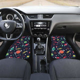 Colorful Space Pattern Planet Star Front And Back Car Mats 142711 - YourCarButBetter