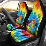 Colorful Tie Dye Abstract Art Car Seat Covers 154230 - YourCarButBetter