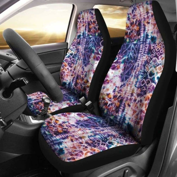 Colorful Tie Dye Car Seat Covers 105905 - YourCarButBetter