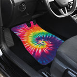 Colorful Tie Dye Spiral Car Floor Mats 174510 - YourCarButBetter