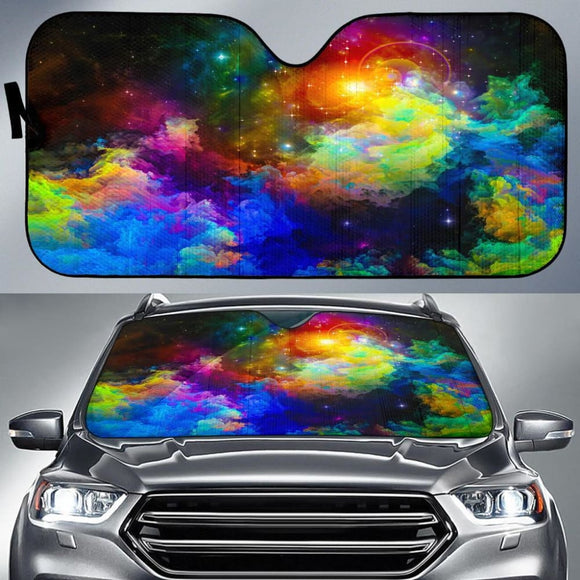 Colorful Universe Auto Sun Shade 550317 - YourCarButBetter