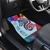 Colorful Wolf Mandala Car Floor Mats 212502 - YourCarButBetter