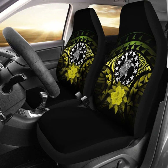 Cook Islands Car Seat Cover Hibiscus 232125 - YourCarButBetter