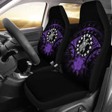 Cook Islands Car Seat Cover Purple Hibiscus 232125 - YourCarButBetter