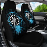 Cook Islands Car Seat Cover Turquoise Hibiscus 232125 - YourCarButBetter