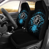 Cook Islands Car Seat Cover Turquoise Hibiscus 232125 - YourCarButBetter