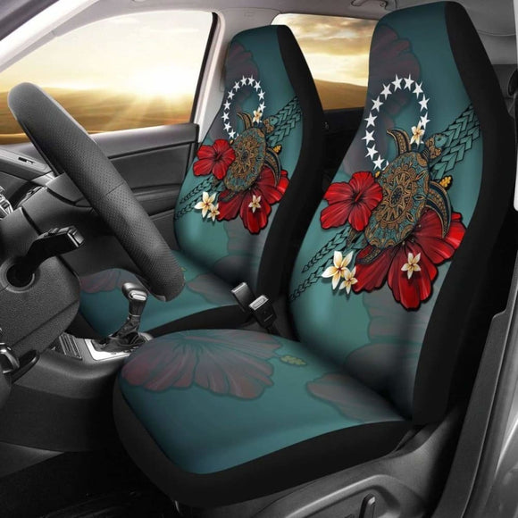 Cook Islands Car Seat Covers Blue Turtle Tribal Amazing 091114 - YourCarButBetter