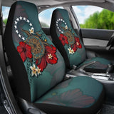 Cook Islands Car Seat Covers Blue Turtle Tribal Amazing 091114 - YourCarButBetter