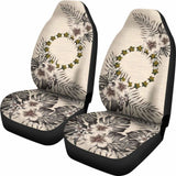 Cook Islands Car Seat Covers The Beige Hibiscus (Set Of Two) 7 232125 - YourCarButBetter