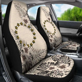 Cook Islands Car Seat Covers The Beige Hibiscus (Set Of Two) 7 232125 - YourCarButBetter