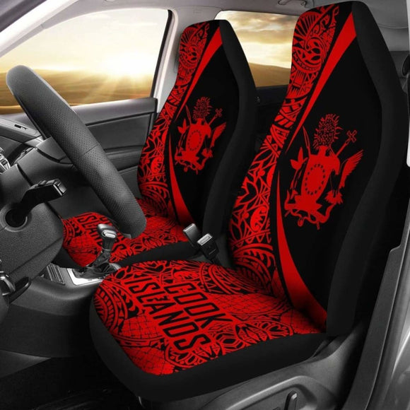 Cook Islands Polynesian Car Seat Cover Circle Style 02 Amazing 105905 - YourCarButBetter