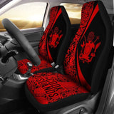 Cook Islands Polynesian Car Seat Cover Circle Style 02 Amazing 105905 - YourCarButBetter
