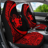Cook Islands Polynesian Car Seat Cover Circle Style 02 Amazing 105905 - YourCarButBetter