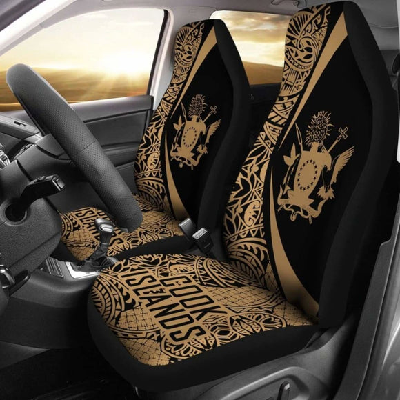 Cook Islands Polynesian Car Seat Cover Circle Style 06 Amazing 105905 - YourCarButBetter