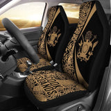 Cook Islands Polynesian Car Seat Cover Circle Style 06 Amazing 105905 - YourCarButBetter