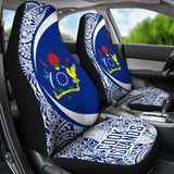 Cook Islands Polynesian Car Seat Cover Circle Style 07 Amazing 105905 - YourCarButBetter