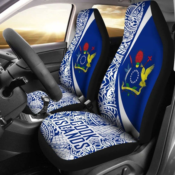 Cook Islands Polynesian Car Seat Cover Circle Style 07 Amazing 105905 - YourCarButBetter