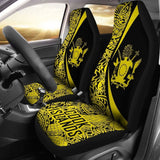 Cook Islands Polynesian Car Seat Cover Circle Style Amazing 105905 - YourCarButBetter