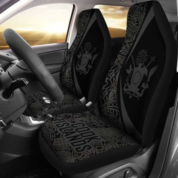 Cook Islands Polynesian Car Seat Cover Circle Style Amazing 105905 - YourCarButBetter