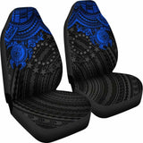 Cook Islands Polynesian Car Seat Covers - Blue Turtle - Amazing 091114 - YourCarButBetter