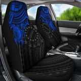 Cook Islands Polynesian Car Seat Covers - Blue Turtle - Amazing 091114 - YourCarButBetter