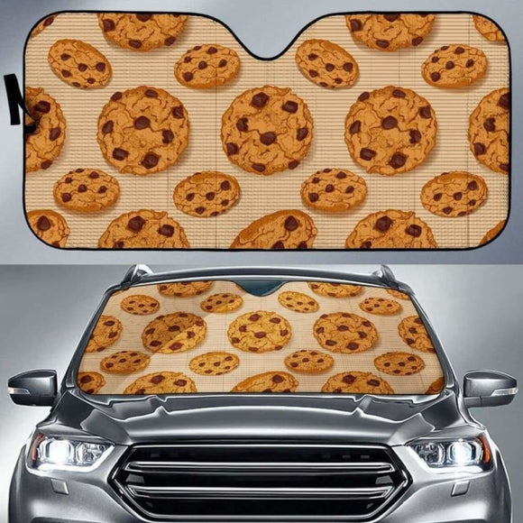 Cookie Pattern Car Auto Sun Shades 103406 - YourCarButBetter