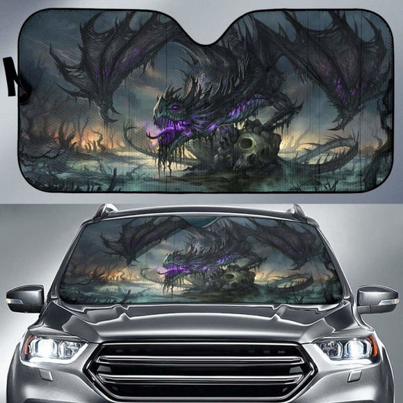 Cool Death Dragon Sun Shade amazing best gift ideas 172609 - YourCarButBetter