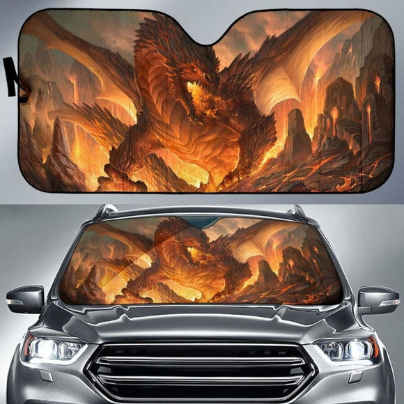 Cool Fire Dragon Sun Shade amazing best gift ideas 172609 - YourCarButBetter