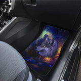 Cool Galaxy Wolf Car Floor Mats 211902 - YourCarButBetter