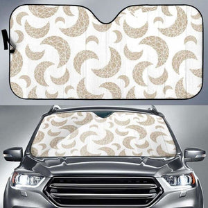 Cool Gold Moon Abstract Pattern Car Auto Sun Shades 172609 - YourCarButBetter