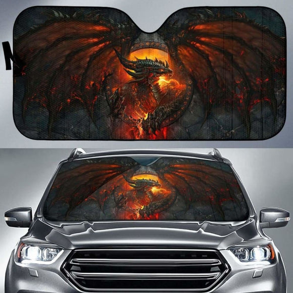 Cool Magma Dragon Sun Shade amazing best gift ideas 172609 - YourCarButBetter