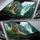 Cool Tiger Print Car Auto Sun Shades 212503 - YourCarButBetter