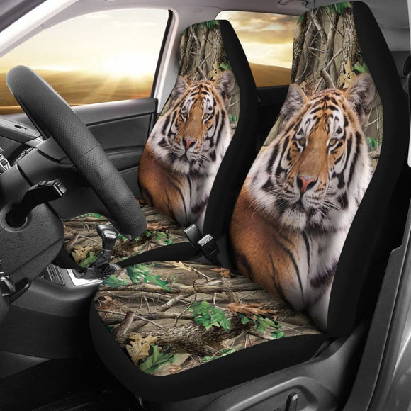 Cool Tiger Print Car Seat Covers 211403 - YourCarButBetter