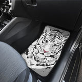 Coolest Tiger Car Floor Mats Custom Accessories Gift Idea 212701 - YourCarButBetter