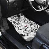 Coolest Tiger Car Floor Mats Custom Accessories Gift Idea 212701 - YourCarButBetter