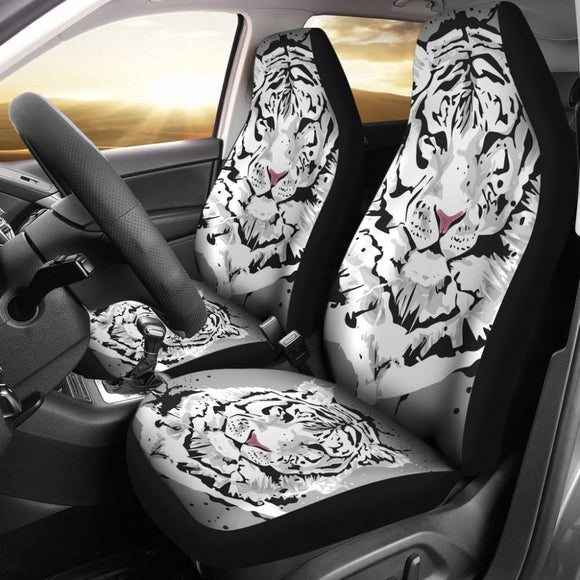 Coolest Tiger Car Seat Covers Custom Accessories Gift Idea 212701 - YourCarButBetter