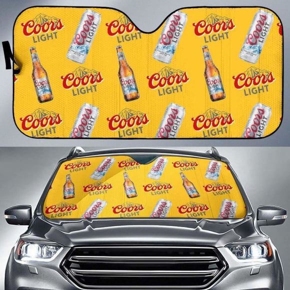 Coors Light Car Sun Shade Auto Sun Visor For Beer Lover 102507 - YourCarButBetter