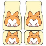 Corgi Butt So Cute Car Floor Mats 102802 - YourCarButBetter