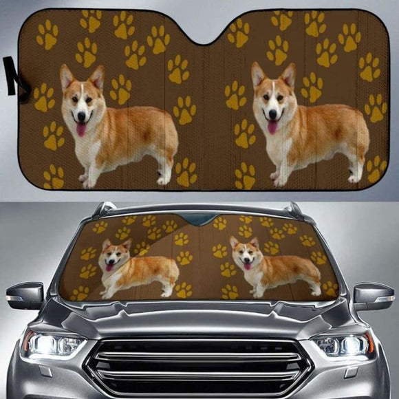 Corgi Car Auto Sun Shades - Paws 172609 - YourCarButBetter