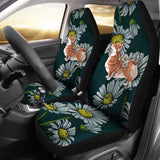 Corgi Car Seat Covers Daisies 1 102802 - YourCarButBetter