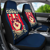 Corgi Car Seat Covers - Obey The Corgi - 14 102802 - YourCarButBetter