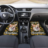 Corgi Dog You’re My Sunshine Sunflower Car Floor Mats 210202 - YourCarButBetter