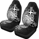 Cornwall Car Seat Covers - Cornish Flag With Celtic Cross 184610 - YourCarButBetter