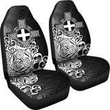 Cornwall Car Seat Covers - Cornish Flag With Celtic Cross 184610 - YourCarButBetter