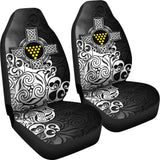 Cornwall Car Seat Covers - Duke Of Cornwall Flag With Celtic Cross 184610 - YourCarButBetter