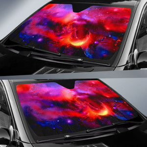 Cosmic Red Star Universe Sunshade 550317 - YourCarButBetter