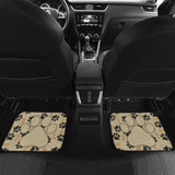 Couple Rottweilers For Rottweilers Lovers Paw Print Car Floor Mats 212701 - YourCarButBetter